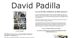 Desktop Screenshot of davidpadillaentertainment.com